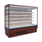 Open Display Refrigerated Cabinet With Brilliant LED Lights Energy Saving
