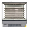 Open Display Refrigerated Cabinet With Brilliant LED Lights Energy Saving