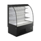 Semi Vertical Multideck Open Display Refrigerated Cabinet Space Saving