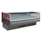 Commercial Energy-Saving Supermarket Refrigerated Display Cooler with Front Straight Glass for Smoked Bacon