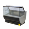 Fan Cooling Pork Burgers Display Chiller With Intermediate Ambient Glass Shelf