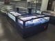 Static Cooling Deep Freezer with Sliding Low-E Glass Doors for Supermarket Frozen Foods Display