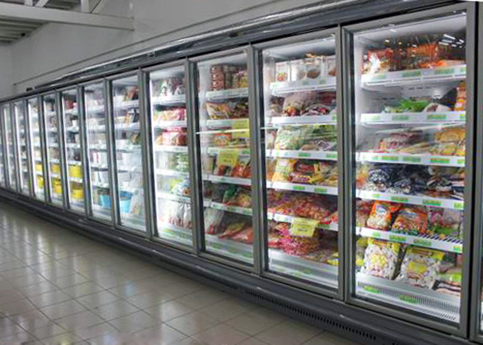 Ice Cream Frozen Food Multideck Display Fridge Freezer With