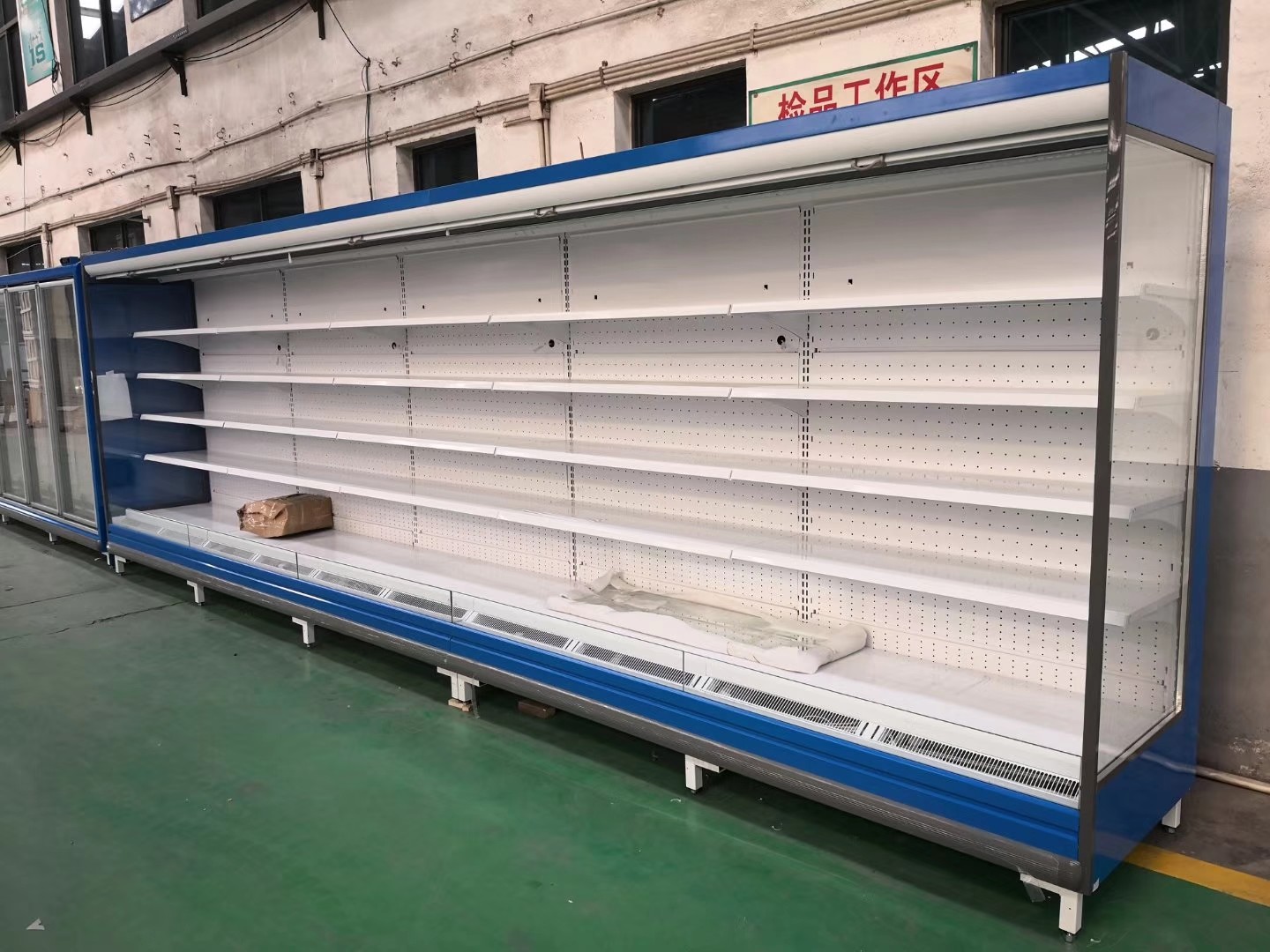 Supermarket Refrigerator Multideck Open Display Fridge For Fruits And ...
