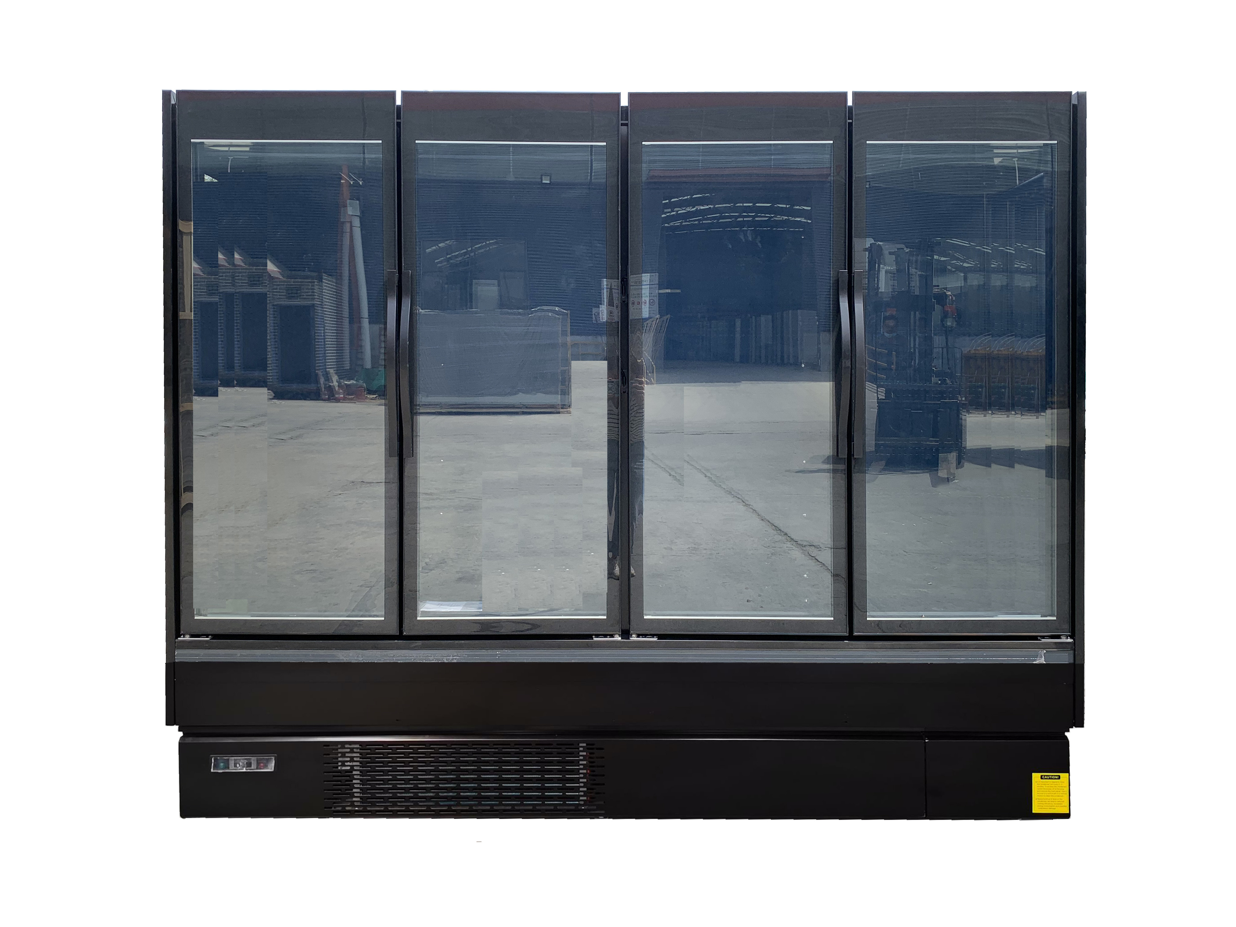 Commercial Display Refrigerator With 5 Shelves And Automatic Evaporation Water Tray