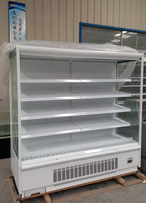Open Display Fridge With Auto Evaporation Water Tray