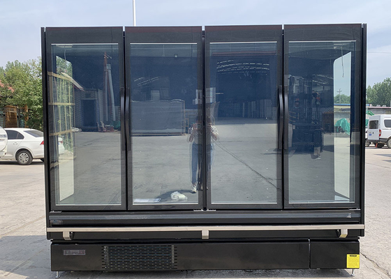 2.5m Commerical Multideck Four Door Display Fridge With Full Version