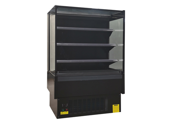 SEMI Vertical Refrigerated Square Grab And Go Display Cooler R404a