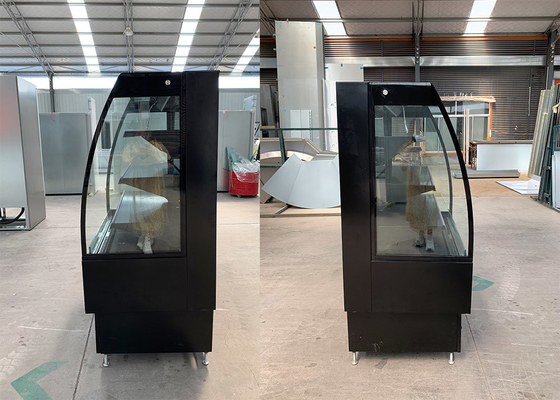Commercial Open Front Vegetable Display Chiller With Plug In Compressor