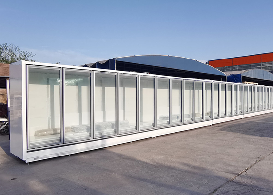Wall Multi Deck Vertical Glass Door Freezer Height 2080 Remote Type
