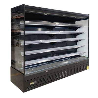 Open Front Display Fridge Enhanced By Dual Air Curtain Design