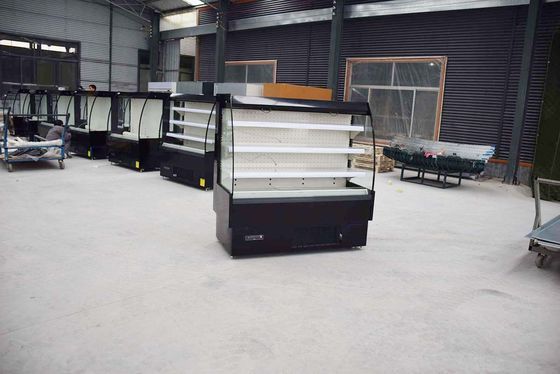 Defrosting R290 660mm Refrigerated Open Display Fridge