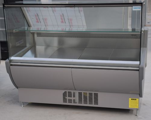 Straight Glass Deli Display Fridge With Plug In Compressor