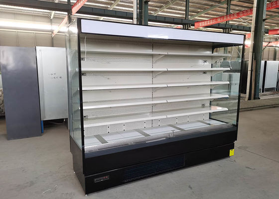 Plug In Multi Deck Vertical Open Display Chiller AIr Cooling 2560mm