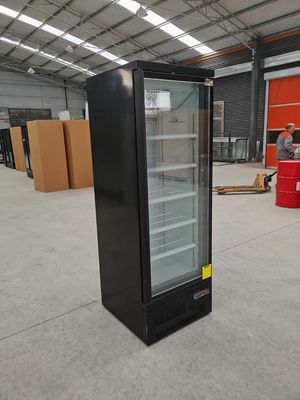 Upright Slim 400L Volume Commercial Beverage Cooler For Soft Drink Beer