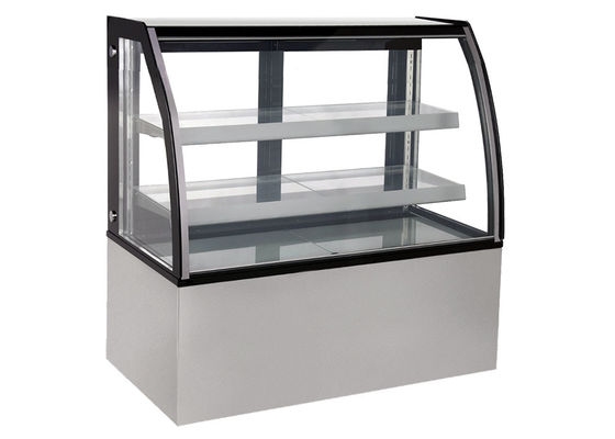 Commercial Cafe Cake Display Fridge With Curved Anti-Fog Glass