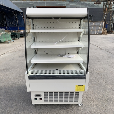 Grab And Go Vegetable Fruit Display Fridge R290 Fan Cooling For Fresh Shop