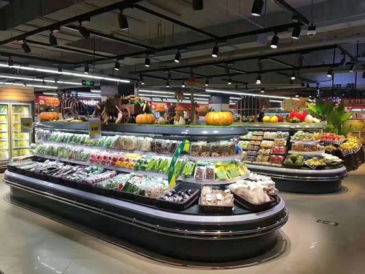 Oval Island Commercial Freezer Refrigerator R404a