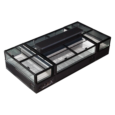 Auto Hot-Gas Defrost Island Display Fridge With Self-Contained Secop Compressor