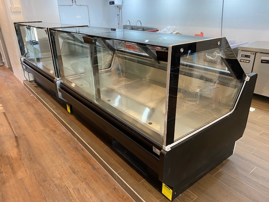 Serve Over Counter Display Fridge Stainless Steel 304 Interior