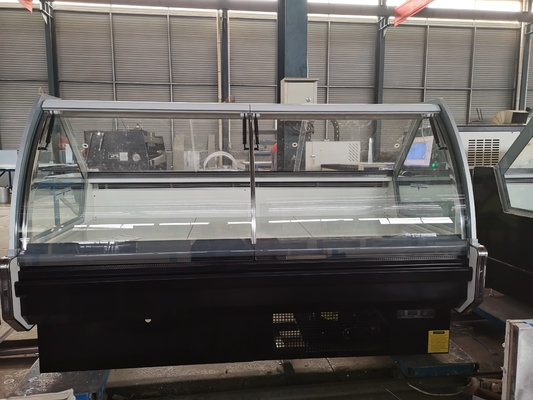 Self Serve Deli Display Fridge Powder Coated Steel With EBM Fan Motor