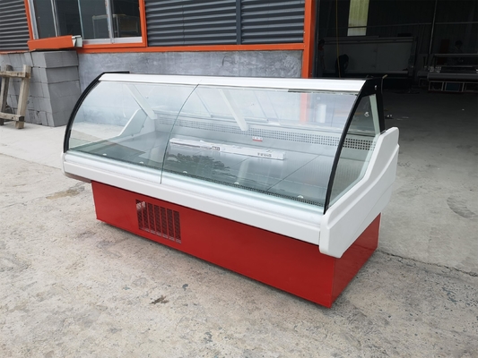 Commercial Fan Cooling Refrigerated Showcase For Deli Food And Frozen Food