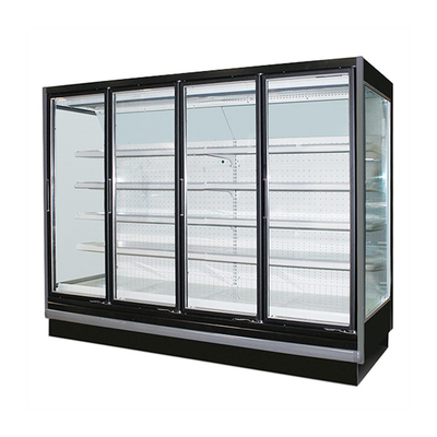Energy-Saving Multideck Refrigerated Showcase for Supermarket with 5 Layers Adjustable Shelving for Dairy Products