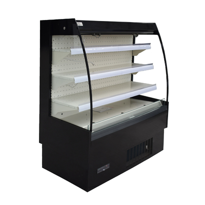 LED Lights Open Display Fridge For Meat Plug In Energy Saving