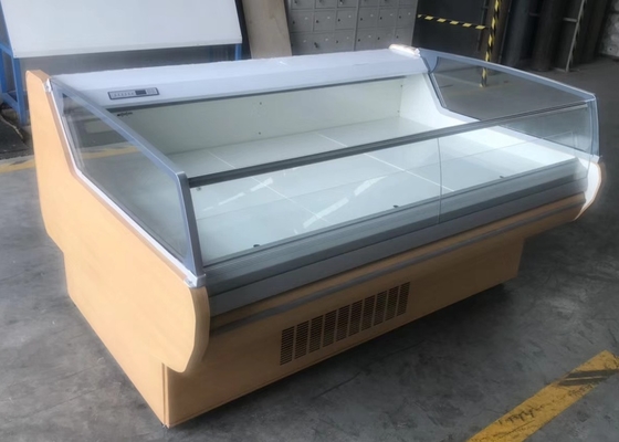 Horizontal Butcher Refrigerated Display Fridge For Pork Burgers