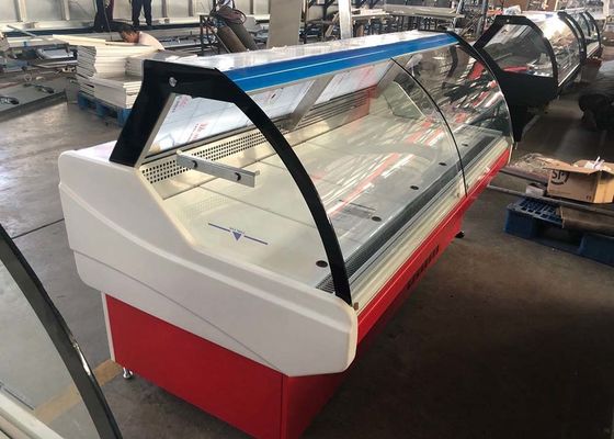 Refrigerated Deli Meat Cheese & Salad Lift Up Glass Display Cases